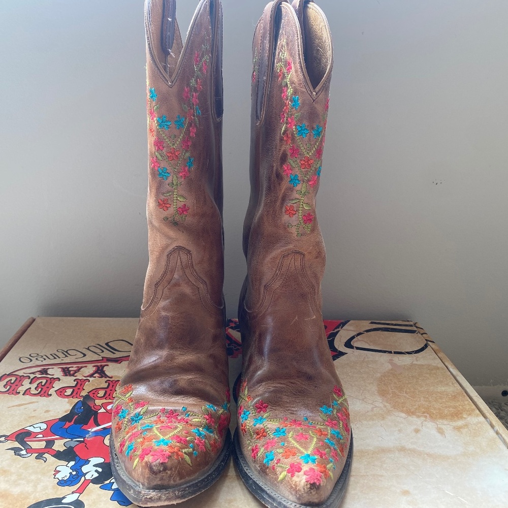 Old Gringo Yippee Ky Yay Ashton Boots Size 7 EUC